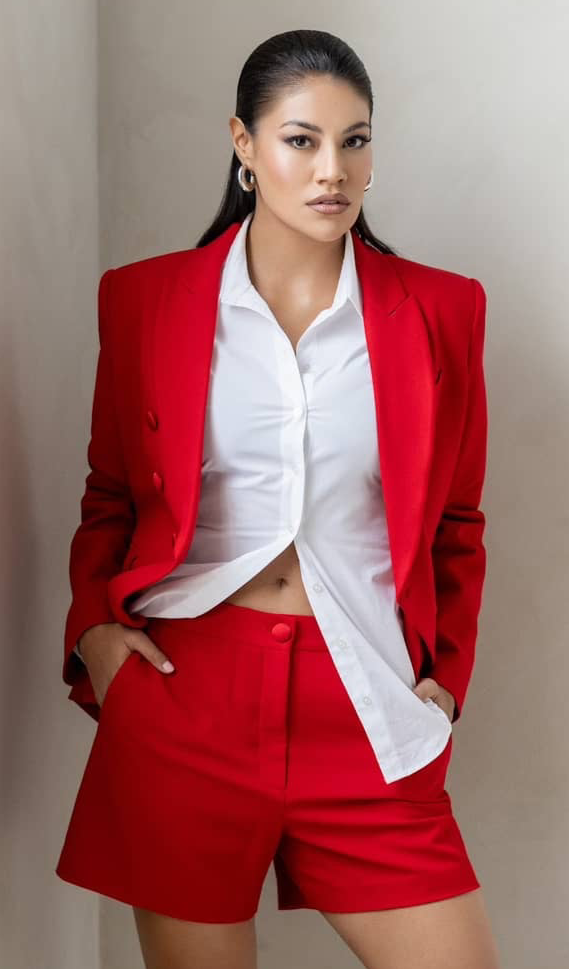 Sample Sale! Red Collection - Tailored Shorts