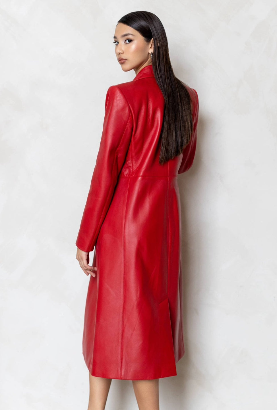 Leather Trench Coat