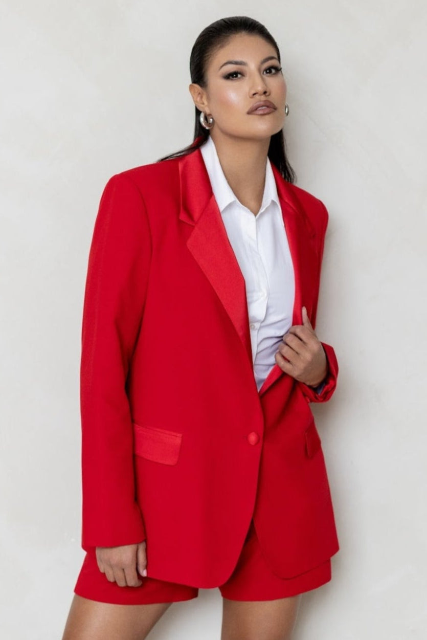 Sample Sale! Red Collection - Tailored Shorts