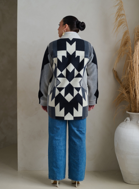 Chaqueta camisera para mujer: confeccionada con lana Nike N7 Peaks Pendleton®