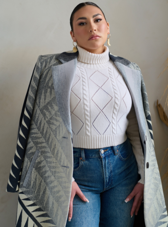 Women's Top Coat - Made With Nike N7 Peaks Pendleton® Wool