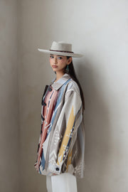 Veste-chemise pour femmes - Fabriquée avec de la laine Pendleton® White Sands Tan