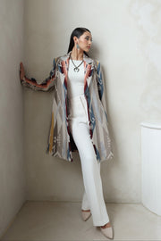 Women's Top Coat - Made With White Sands Tan Pendleton® Wool