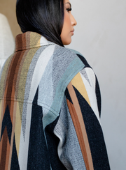 Chaqueta camisera para mujer: confeccionada con lana Oxford Wyeth Trail Pendleton®