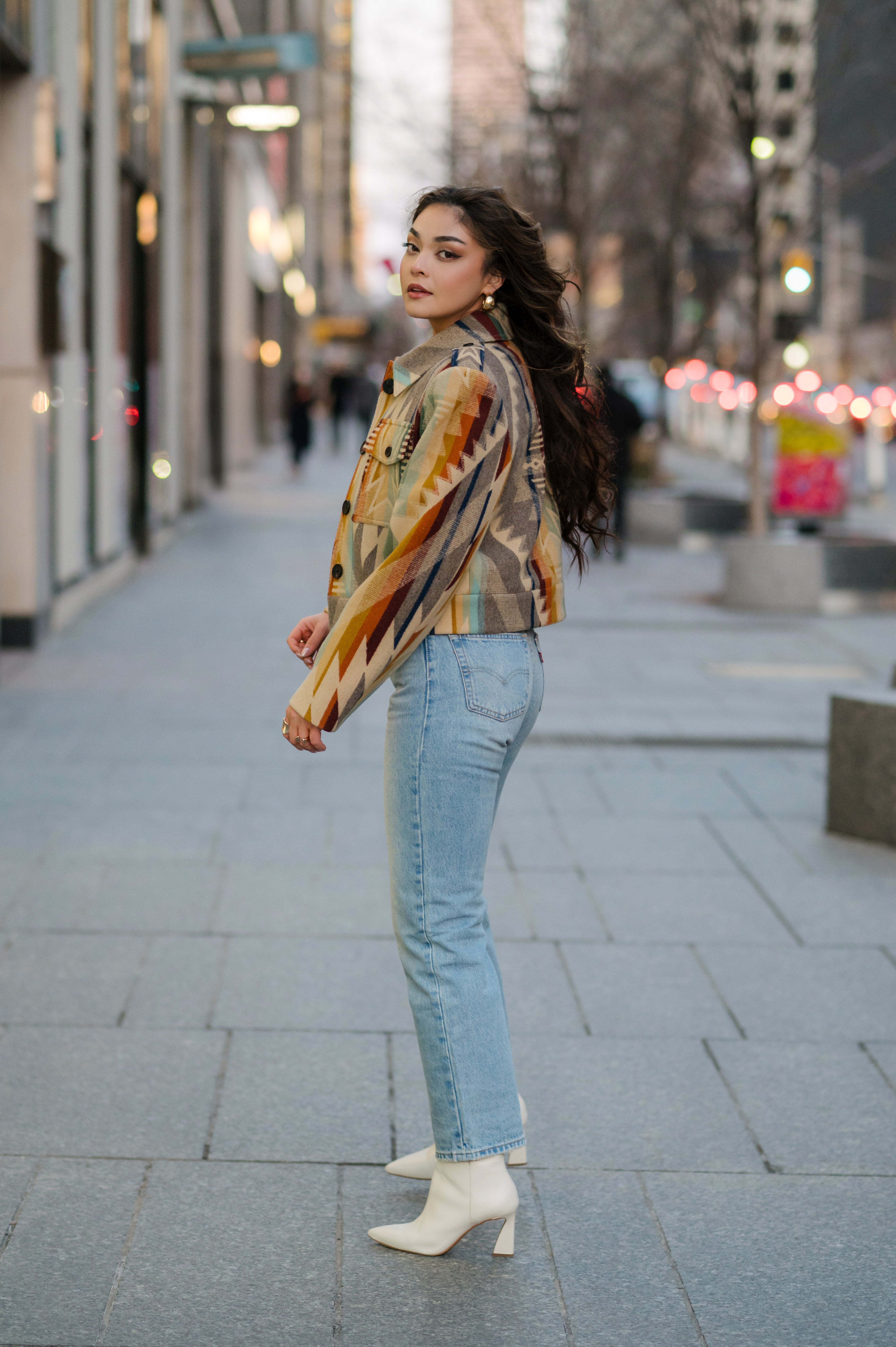 Women's Cropped Jacket - Made With Summerland Tan Pendleton® Wool