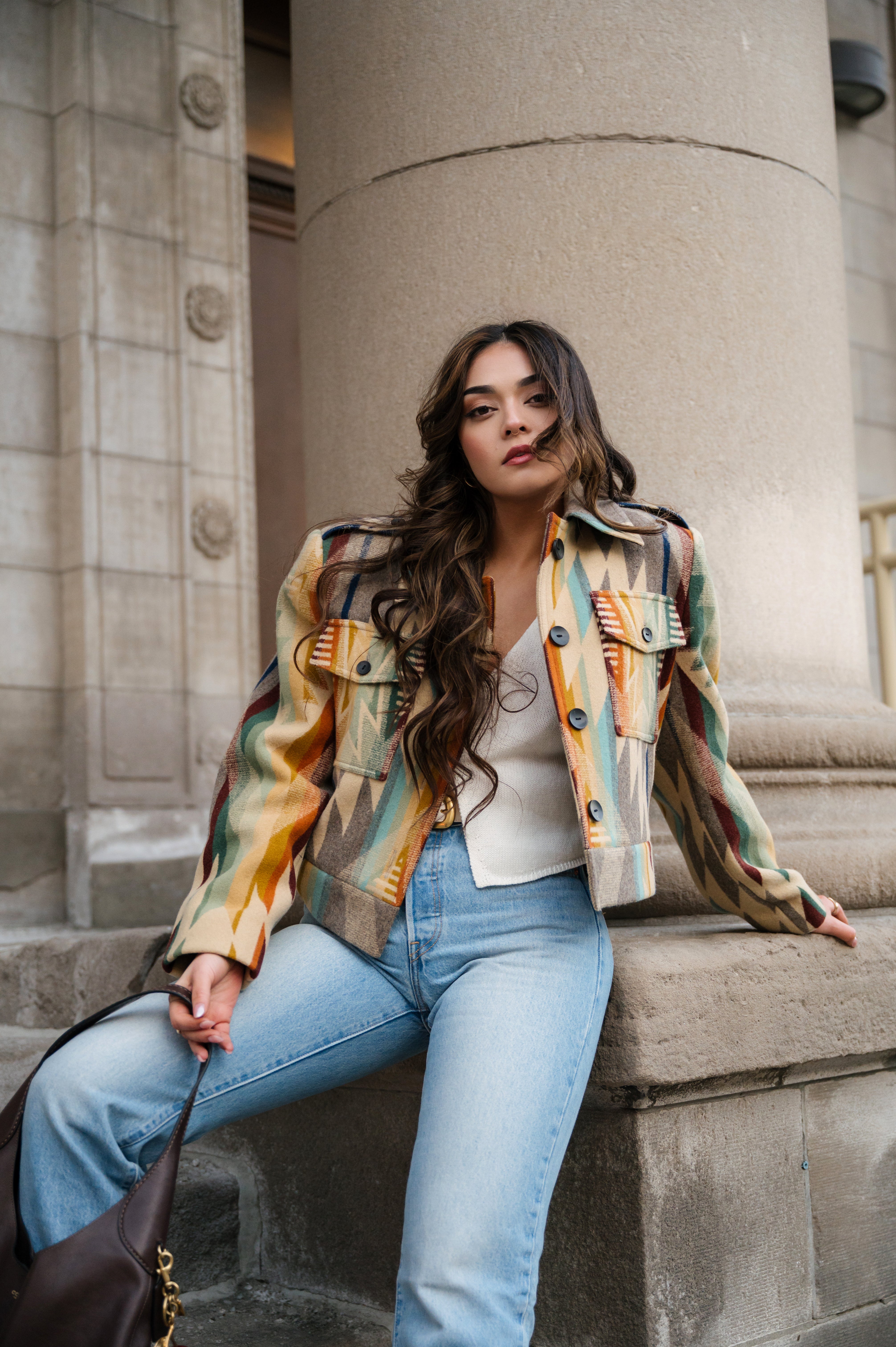 Women's Cropped Jacket - Made With Summerland Tan Pendleton® Wool