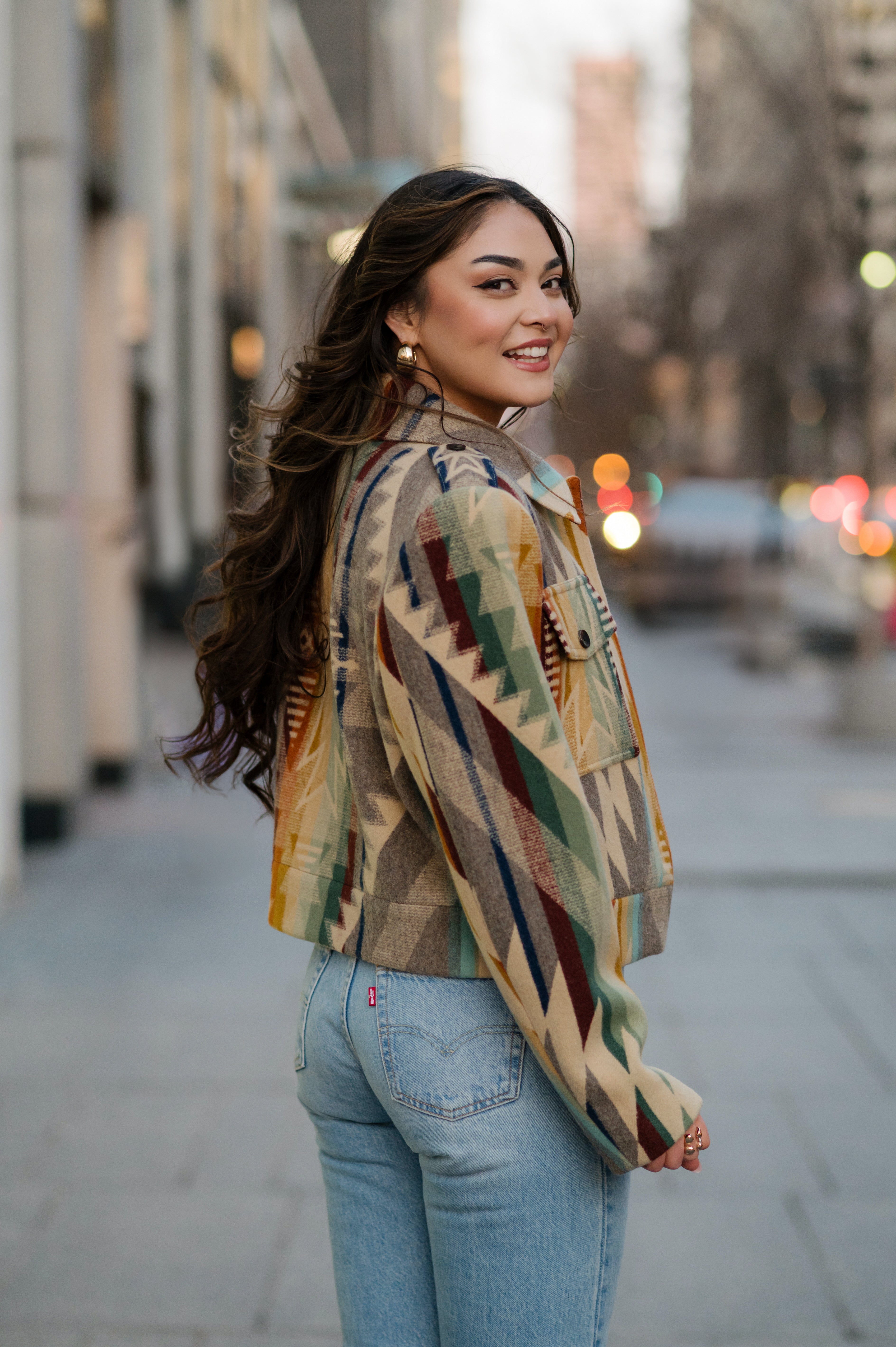 Women's Cropped Jacket - Made With Summerland Tan Pendleton® Wool