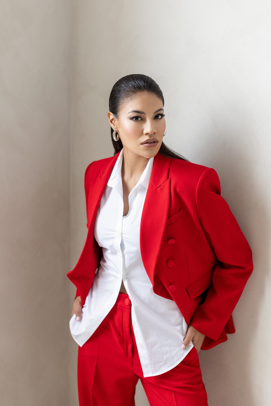 Red Collection - Double Breasted Blazer