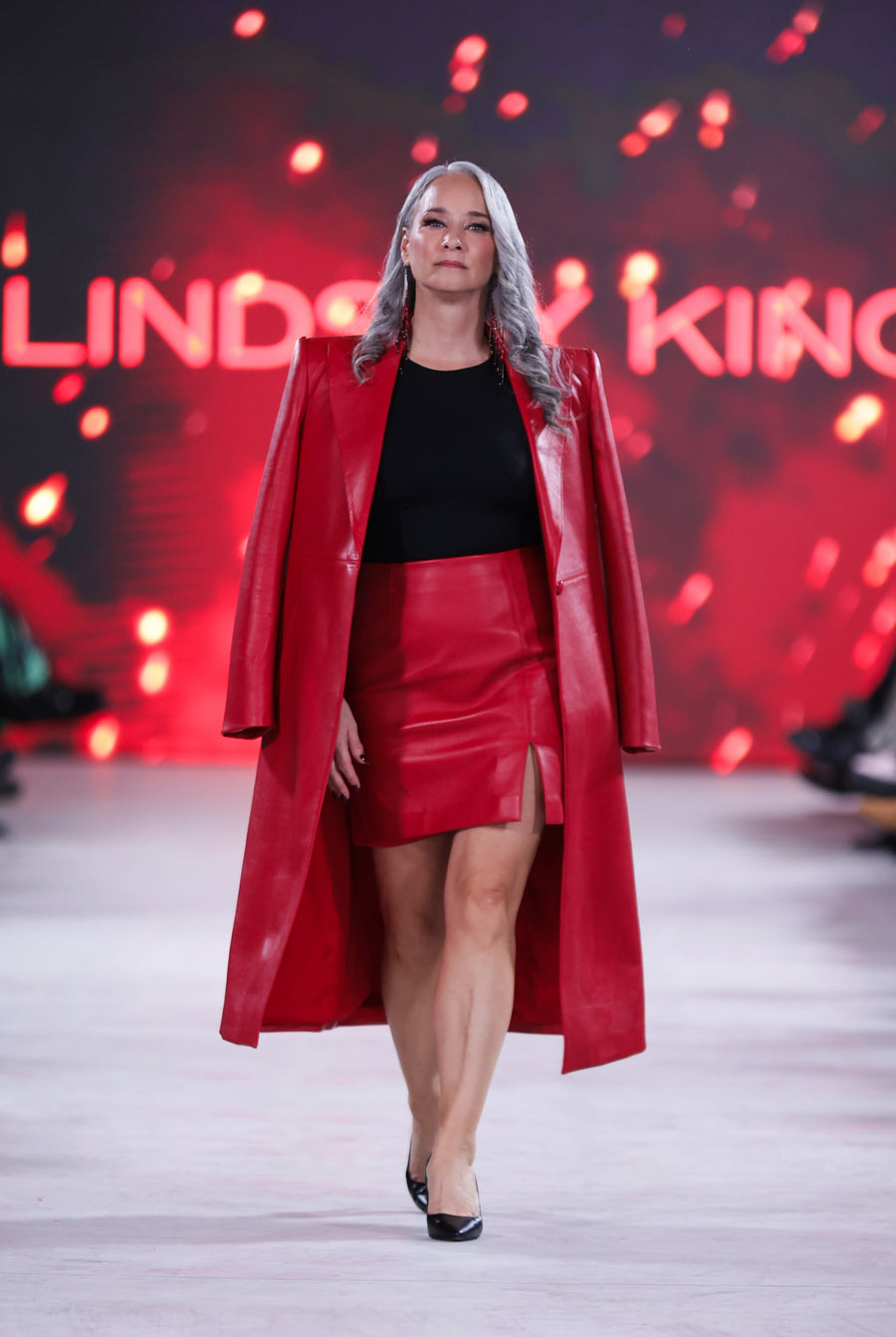 Sample Sale! Red Collection - Leather Skirt