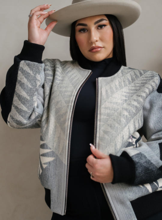 Women's Bomber Jacket - Made With Nike N7 Peaks Pendleton® Wool