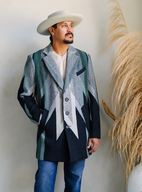 Men's Top Coat - Made With Oxford Wyeth Trail Pendleton® Wool