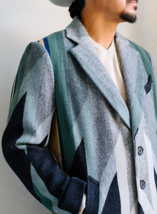 Men's Top Coat - Made With Oxford Wyeth Trail Pendleton® Wool