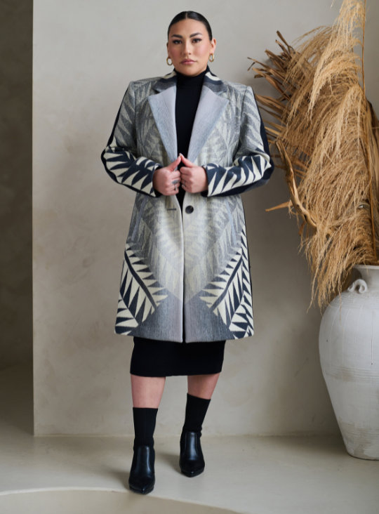 Women's Top Coat - Made With Nike N7 Peaks Pendleton® Wool