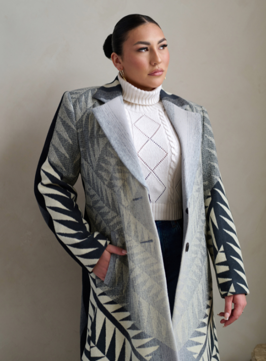 Women's Top Coat - Made With Nike N7 Peaks Pendleton® Wool