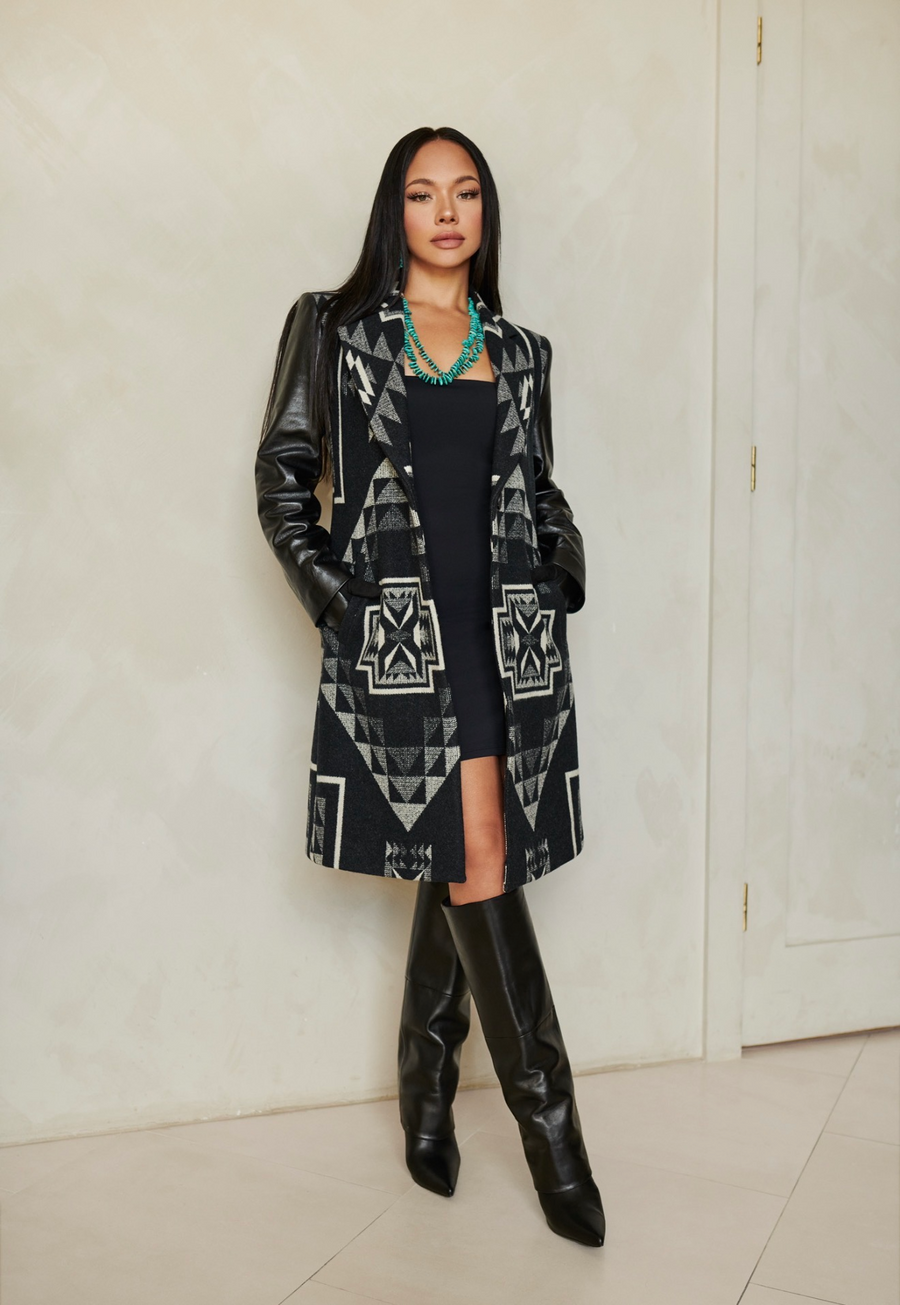 Top Coat pour femme - Fabriqué avec de la laine Nike N7 Peaks Pendleton®