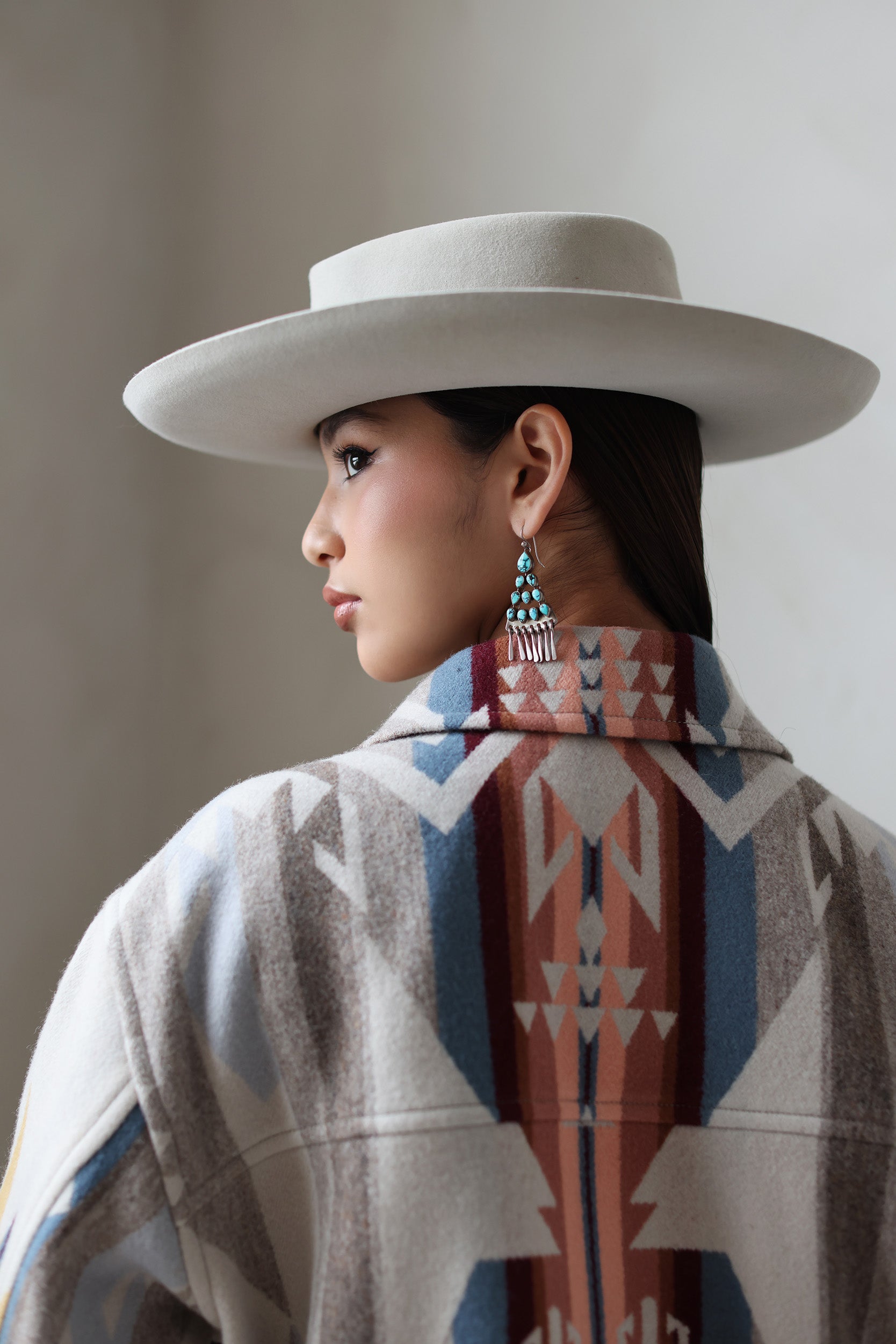 Women's Shirt Jacket - Made With White Sands Tan Pendleton® Wool