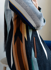 Abrigo superior para mujer: confeccionado con lana Oxford Wyeth Trail Pendleton®
