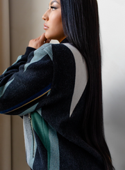 Women's Bomber Jacket - Made With Oxford Wyeth Trail Pendleton® Wool